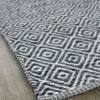 ABISKO Handtuftad matta grey mix 140/200