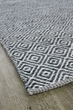 ABISKO Handtuftad matta grey mix 160/230