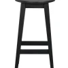 AUSTIN barpall H65cm svartlackad ek