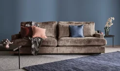 BABE Casual 3,5-sits soffa 268cm 1359 tyg Santiago 11359-62 bruise, svarta ben