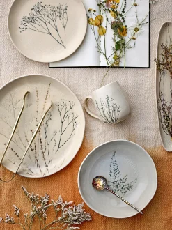 BEA Frukostset, Natur, Stenkeramik - set med 12 delar
