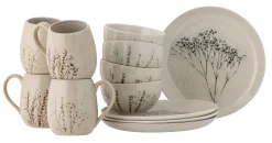 BEA Frukostset, Natur, Stenkeramik - set med 12 delar