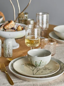 BEA Middagsset, Natur, Stenkeramik - set med 12 delar