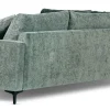 BOOM Hörnsoffa OE m öppet avslut vänster tyg Shaff 1137 olive green, ben 131 svart metall