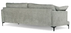 BOOM 3-sits soffa 3LC 249cm tyg Shaff 1109 taupe, ben 131 svart metall
