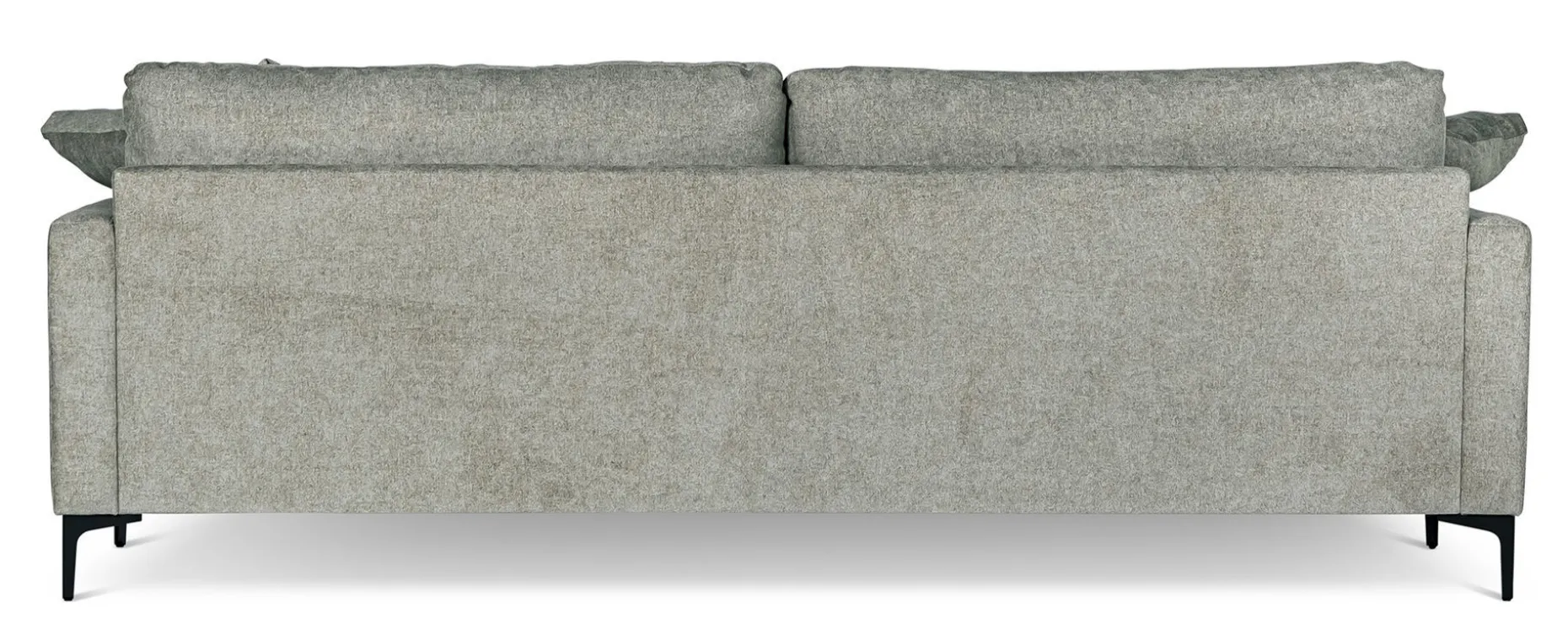 BOOM 3-sits soffa 3LC 249cm tyg Shaff 1109 taupe, ben 131 svart metall