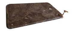 BRICKA Marmor brunt 36x23cm