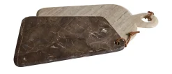 BRICKA Marmor brunt 36x23cm