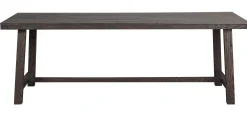 BROOKLYN matbord 220x95 mörkbrun ek