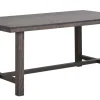 BROOKLYN matbord 170x95 mörkbrun ek