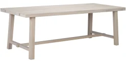 BROOKLYN matbord 220x95 vitpigmenterad ek