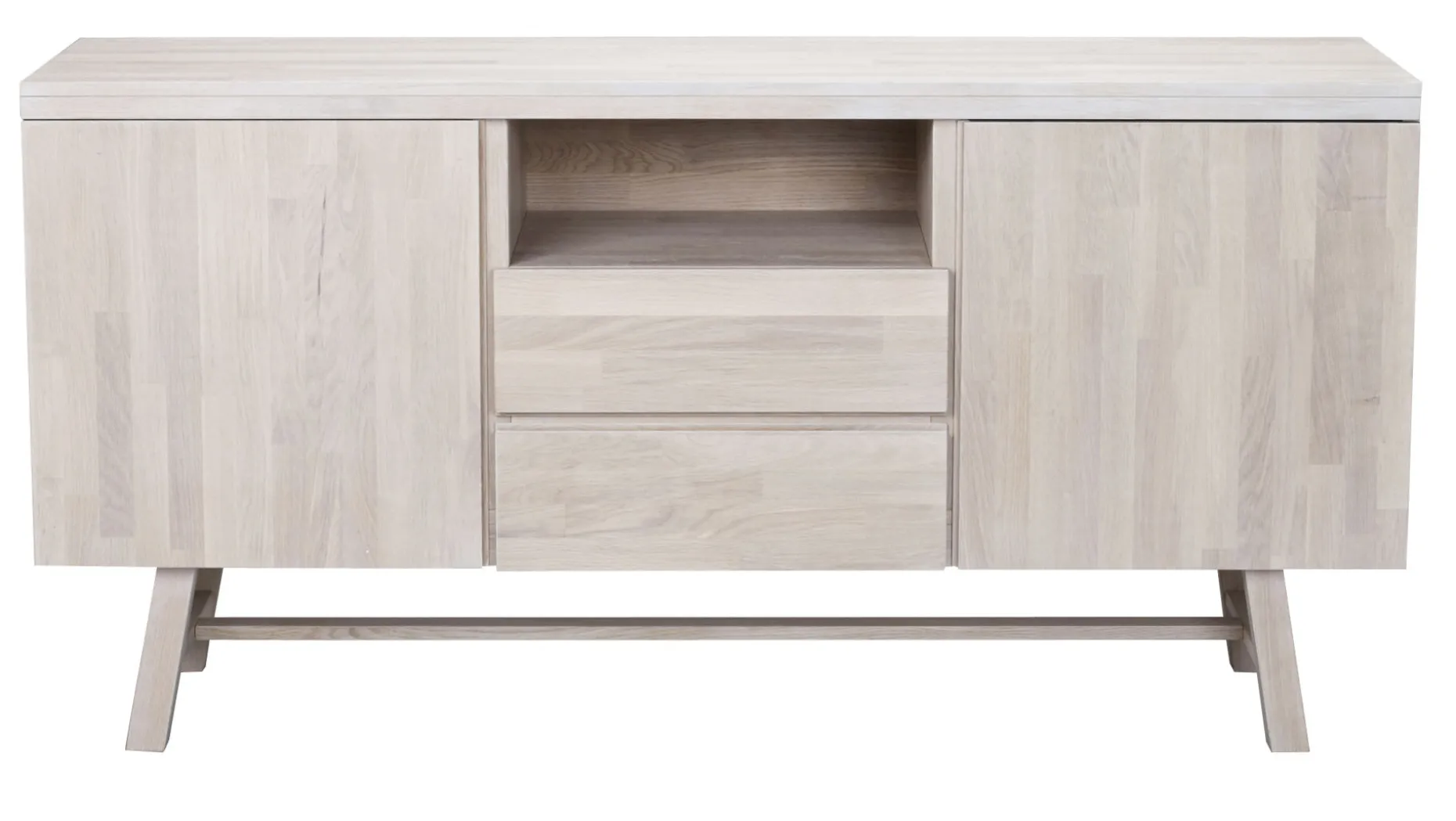 BROOKLYN sideboard 160 vitpigmenterad ek