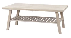 BROOKLYN soffbord 130x75 vitpigmenterad ek