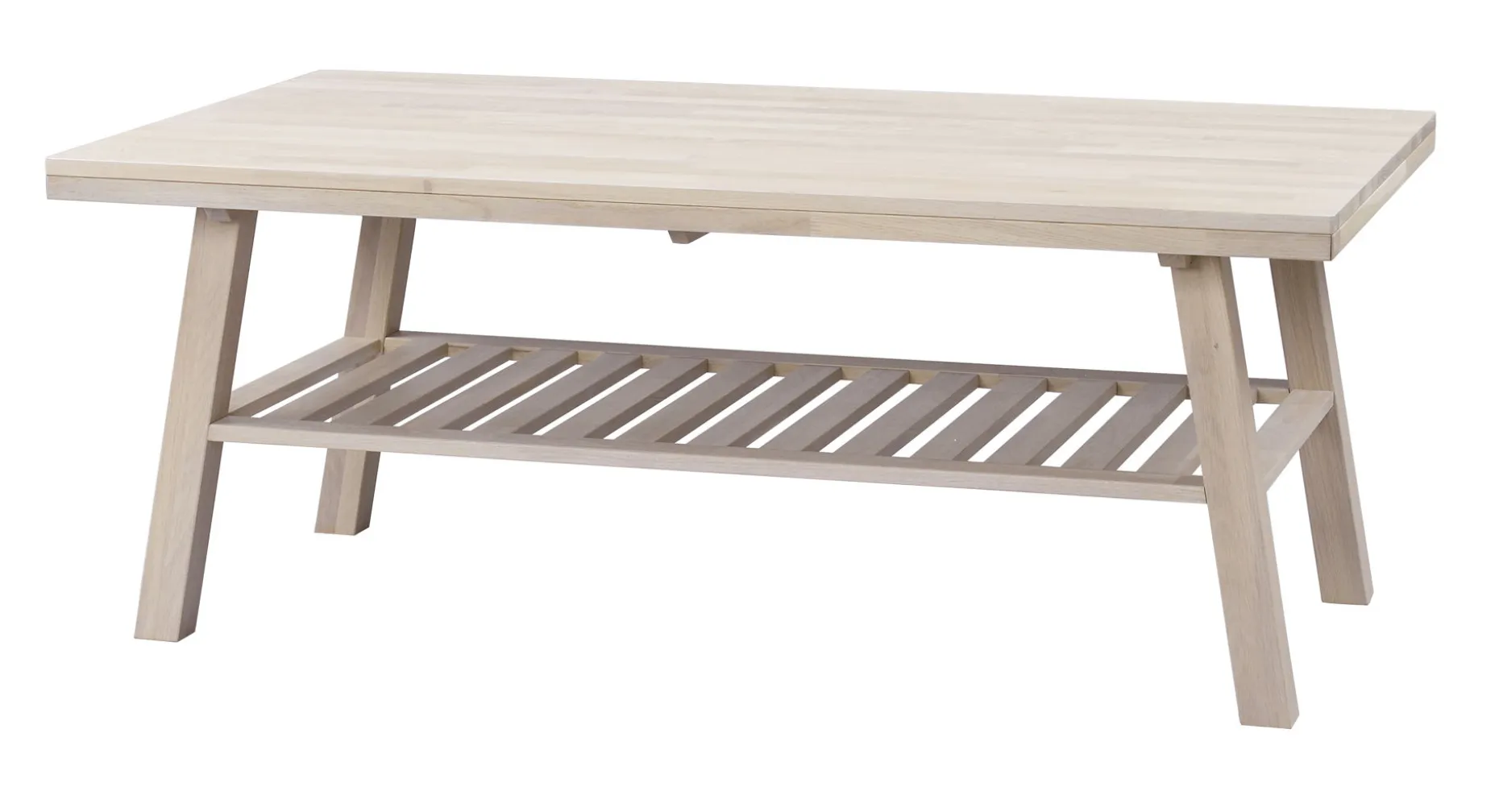 BROOKLYN soffbord 130x75 vitpigmenterad ek