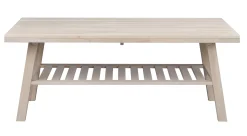 BROOKLYN soffbord 130x75 vitpigmenterad ek