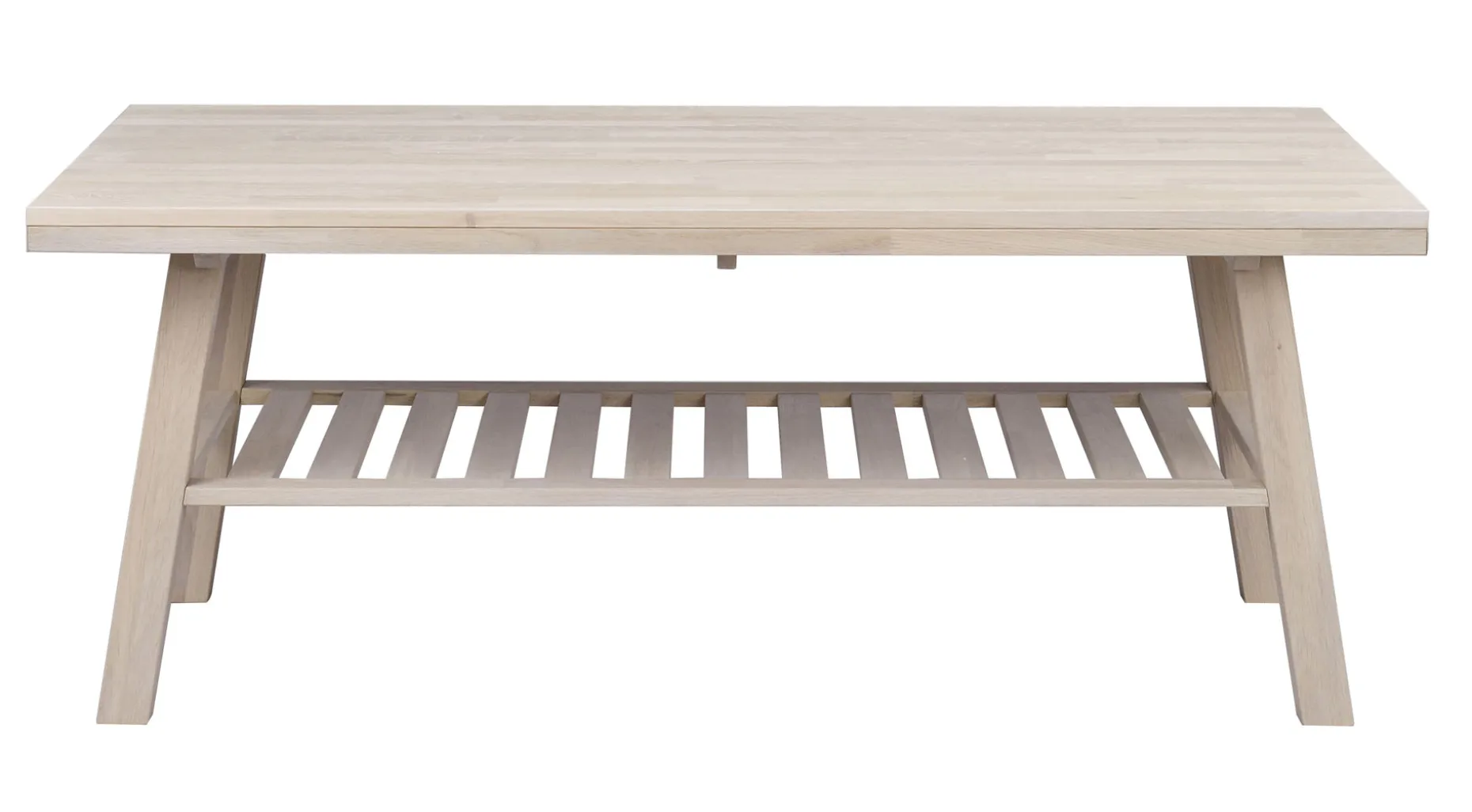 BROOKLYN soffbord 130x75 vitpigmenterad ek