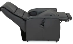 CAESAR PLUS Reclinerfåtölj 2 motor LiftUp Large läder Soleda/skai 441 svart