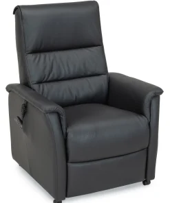 CAESAR PLUS Reclinerfåtölj 2 motor LiftUp Large läder Soleda/skai 441 svart