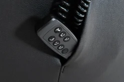 CAESAR PLUS Reclinerfåtölj 2 motor LiftUp Large läder Soleda/skai 441 svart m värme