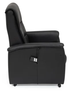 CAESAR Reclinerfåtölj 1 motor LiftUp Medium läder Soleda/skai 441 svart