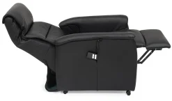 CAESAR Reclinerfåtölj 1 motor LiftUp Medium läder Soleda/skai 441 svart