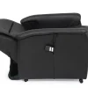 CAESAR Reclinerfåtölj 2 motor LiftUp Medium läder Soleda/skai 441 svart