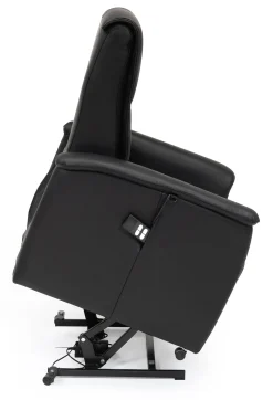 CAESAR Reclinerfåtölj 2 motor LiftUp Medium läder Soleda/skai 441 svart