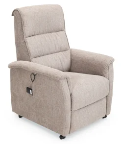 CAESAR Reclinerfåtölj 2 motor LiftUp Medium tyg Brego 3591 light brown