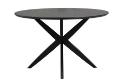 CALVERTON matbord runt Ø120 svart ek