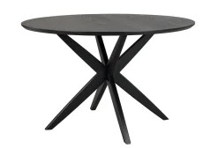 CALVERTON matbord runt Ø120 svart ek