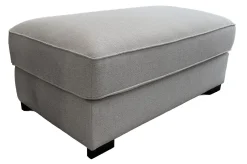 CARISSA Fotpall 108x60 tyg Sorella 01 chalk