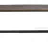 CARRADALE Matbord 170 brun ek/A-ben svart metall