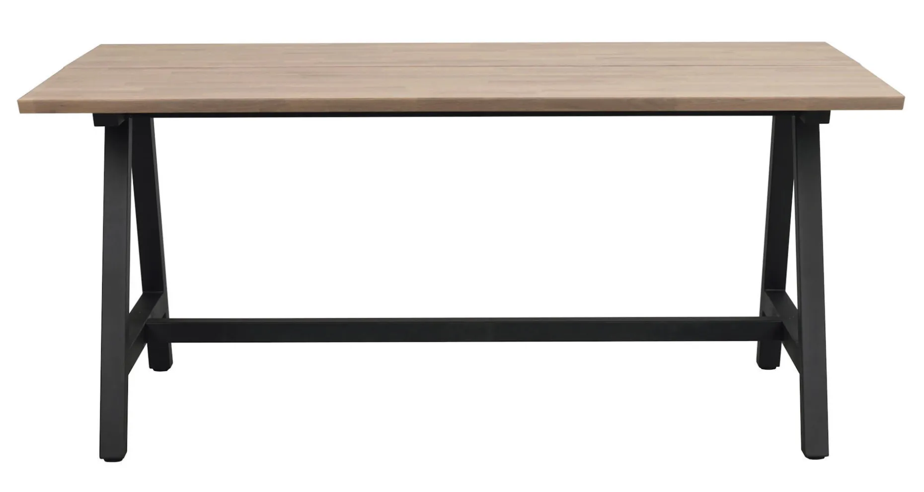 CARRADALE Matbord 170 ek/A-ben svart metall