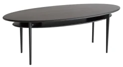 CELIA Soffbord L.140 H.50 Svartbetsad Ek