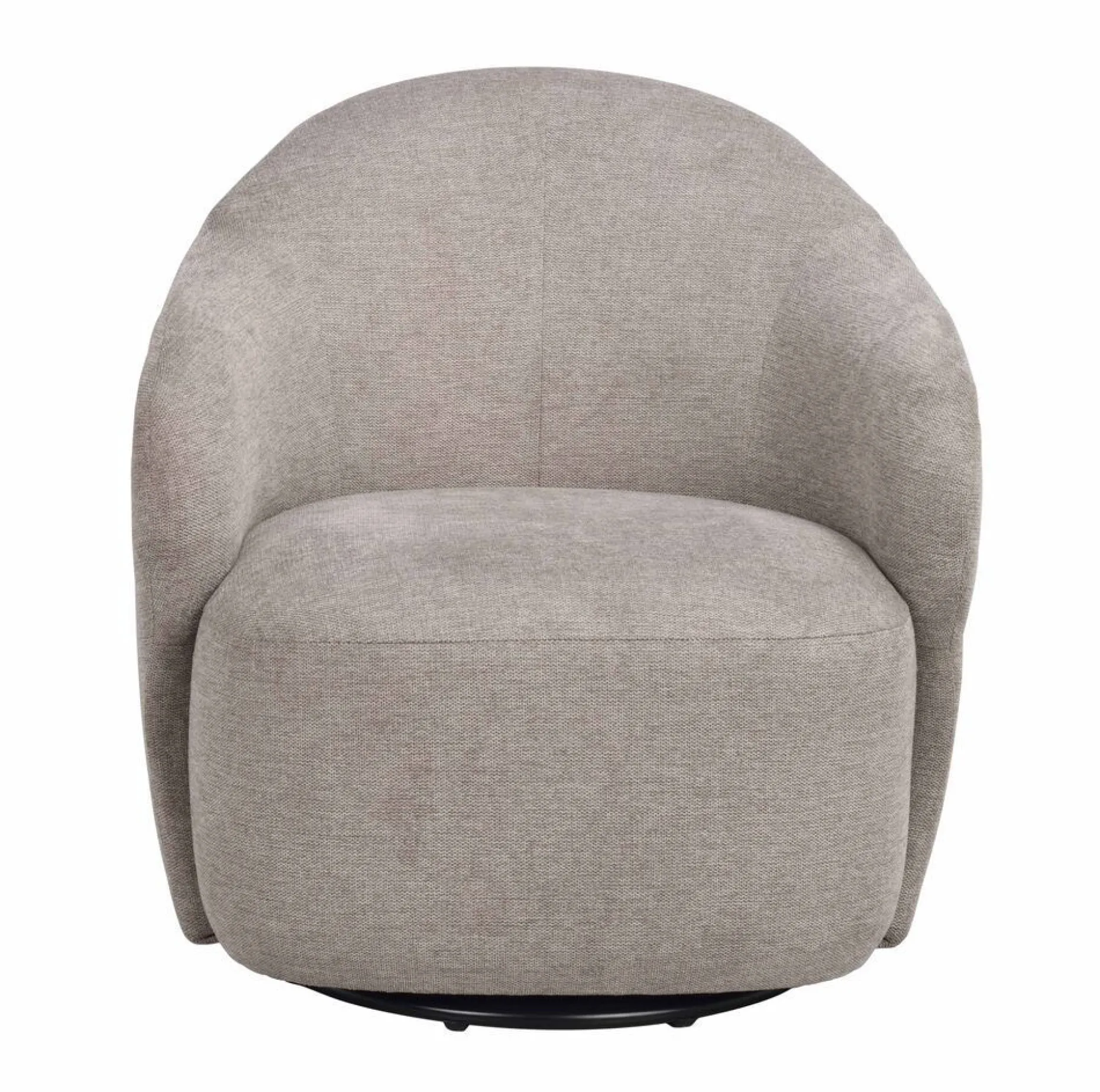 CHAPELTOWN Fåtölj beige tyg snurr