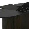 CHIVAS Matbord butterfly 180-240x100, brunbetsad lackad ekfanér/mdf
