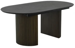 CHIVAS Matbord butterfly 180-240x100, brunbetsad lackad ekfanér/mdf