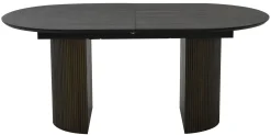 CHIVAS Matbord butterfly 180-240x100, brunbetsad lackad ekfanér/mdf
