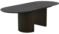 CHIVAS Matbord butterfly 180-240x100, brunbetsad lackad ekfanér/mdf