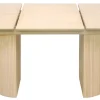 CHIVAS Matbord butterfly 180-240x100, vitpigmenterad lackad ekfanér/mdf (WL100)