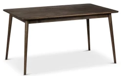CIELO Matbord 140x90 H75cm massiv rökoljad ek