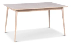 CIELO Matbord 140x90 Massiv vitoljad ek