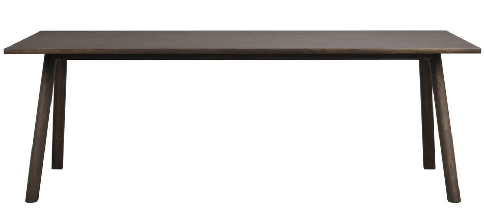 CLAPPERTON Matbord 220x95 brun ek