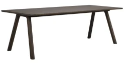 CLAPPERTON Matbord 220x95 brun ek