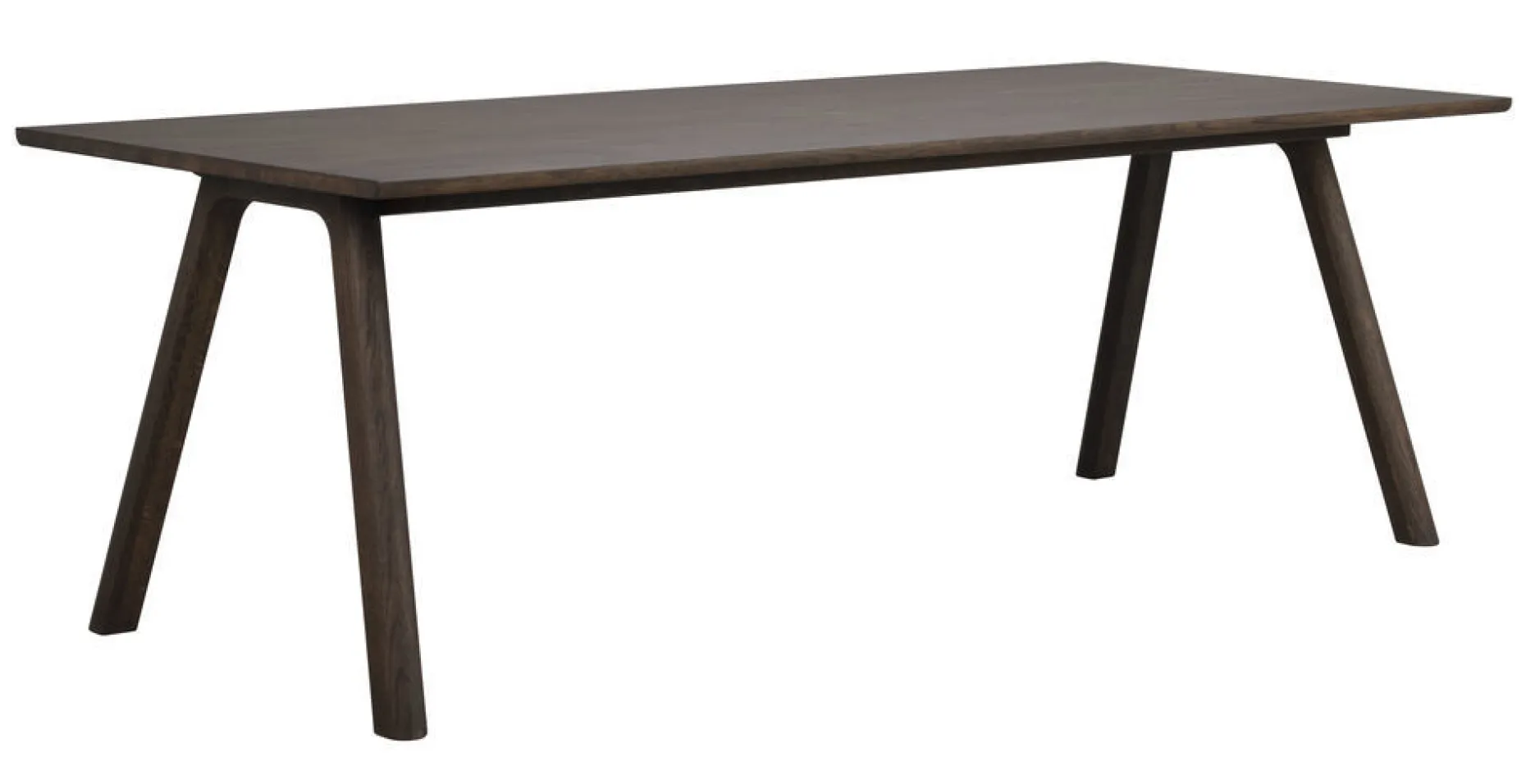 CLAPPERTON Matbord 220x95 brun ek