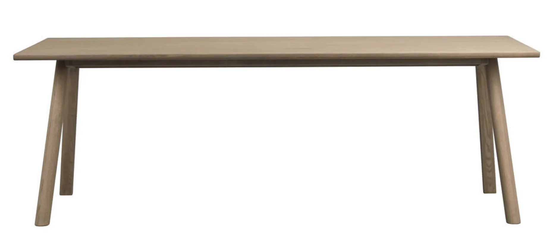 CLAPPERTON Matbord 220x95 sandfärgad ek