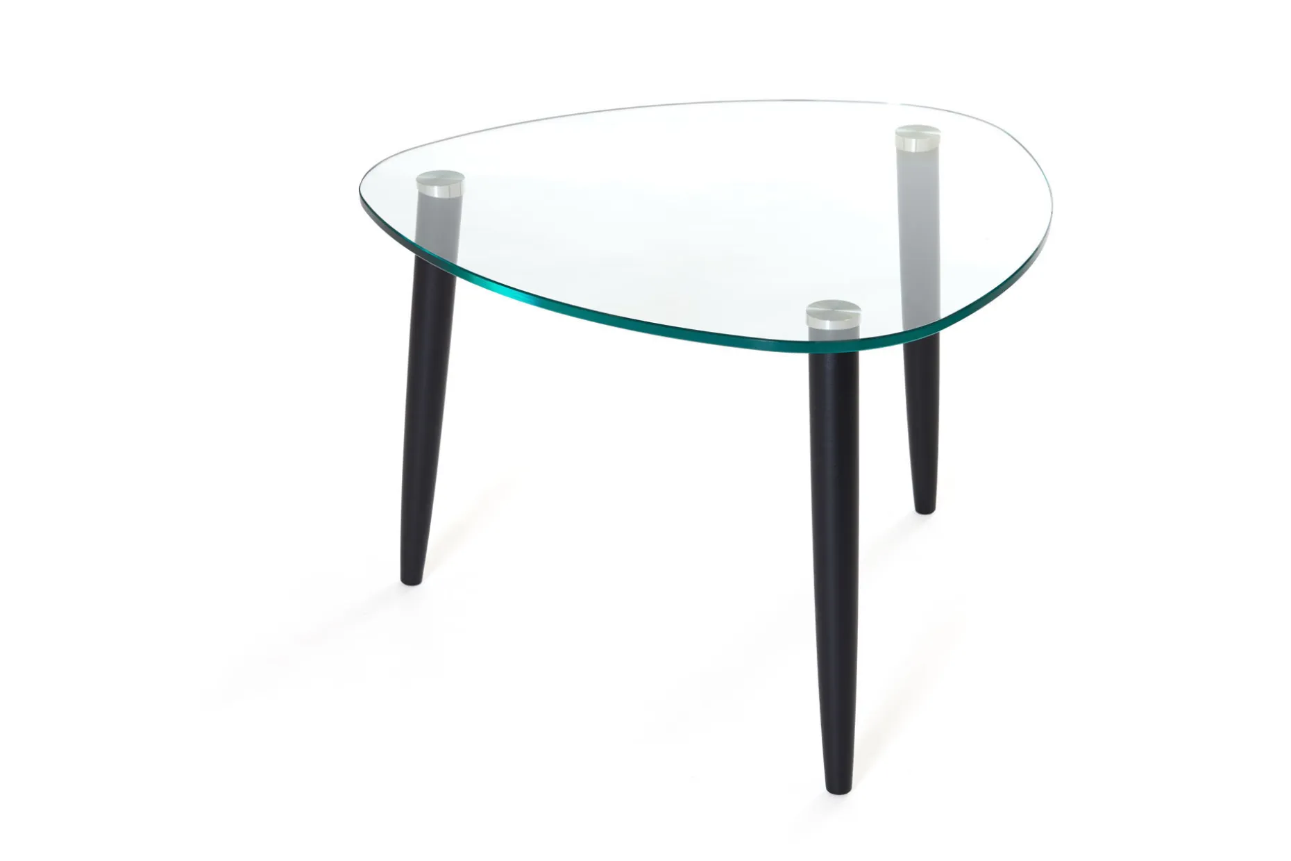 CLEAR Soffbord Svartbetsad ek 70x70 cm