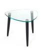 CLEAR Soffbord Svartbetsad ek 55x55 cm