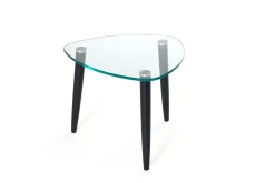 CLEAR Soffbord Svartbetsad ek 55x55 cm