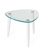 CLEAR Soffbord Vitlack 55x55 cm